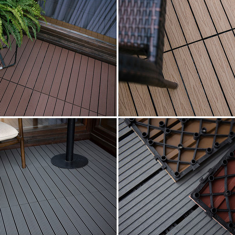 Wooden Deck Plank Outdoor Waterproof Rectangular Outdoor Floor Board