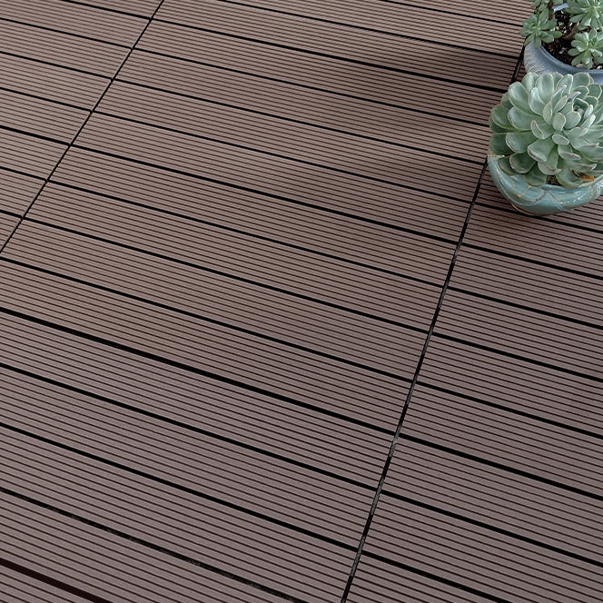 Wooden Deck Plank Outdoor Waterproof Rectangular Outdoor Floor Board