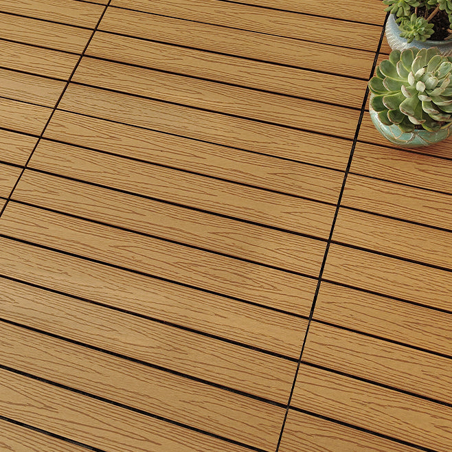 Wooden Deck Plank Outdoor Waterproof Rectangular Outdoor Floor Board