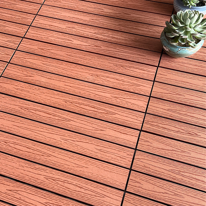 Wooden Deck Plank Outdoor Waterproof Rectangular Outdoor Floor Board