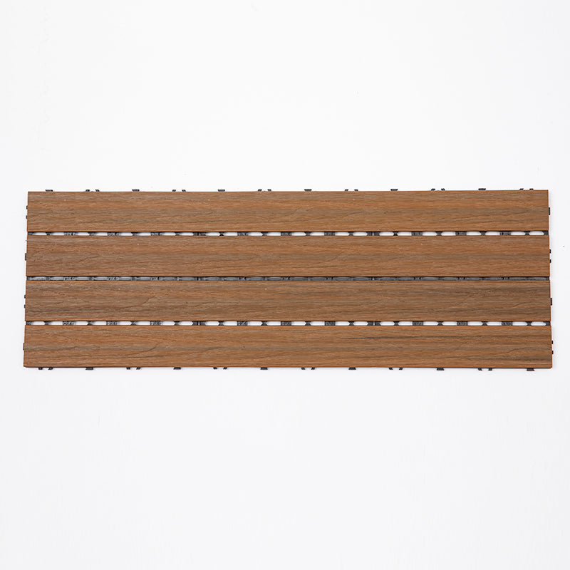 Modern Floor Board Outdoor Waterproof Rectangular Wooden Decking Tiles