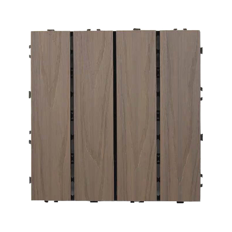 Modern Floor Board Outdoor Waterproof Rectangular Wooden Decking Tiles