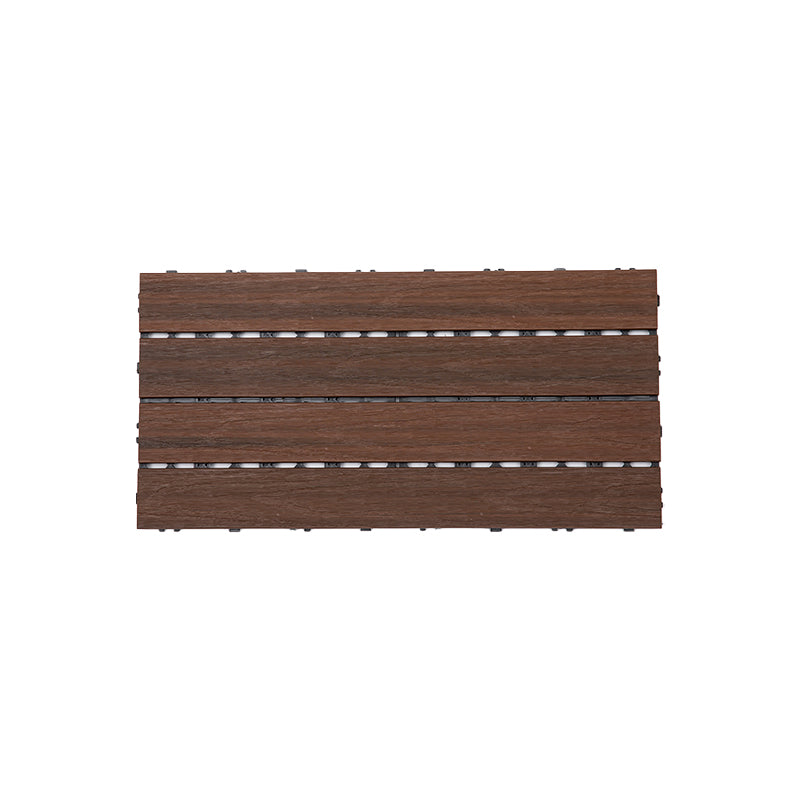 Modern Floor Board Outdoor Waterproof Rectangular Wooden Decking Tiles