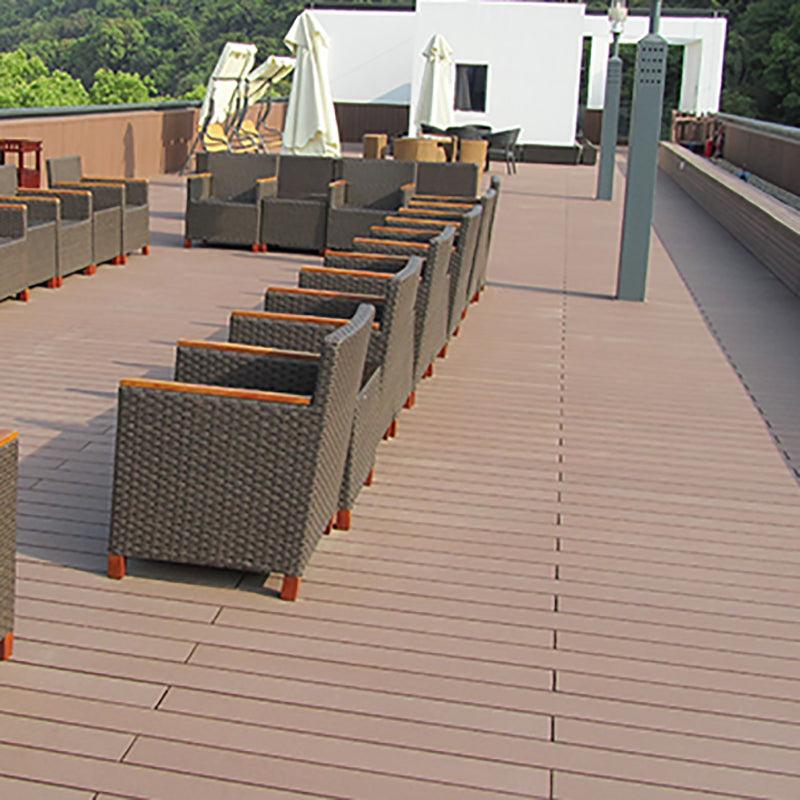 Striped Pattern Patio Flooring Tiles Square Nailed Flooring Tiles Garden