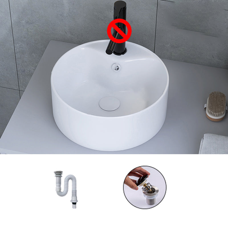 White Trough Bathroom Sink Rectangle Ceramic Trough Bathroom Sink