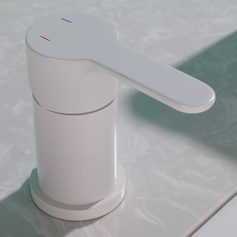 Modern Swivel Bath Faucet Solid Color Deck-Mount Bathroom Faucet