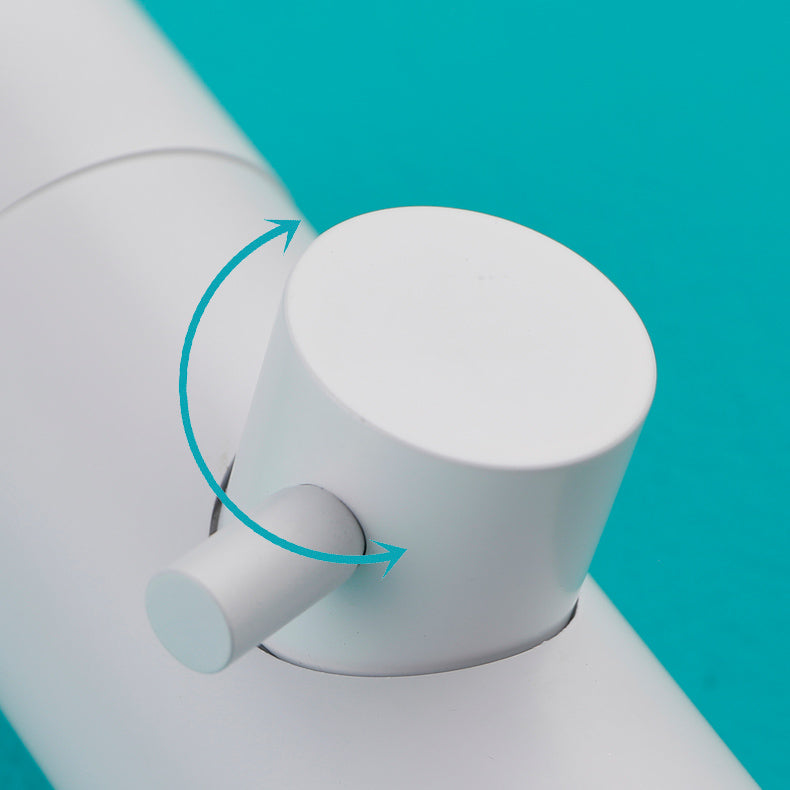 Modern Swivel Bath Faucet Solid Color Deck-Mount Bathroom Faucet