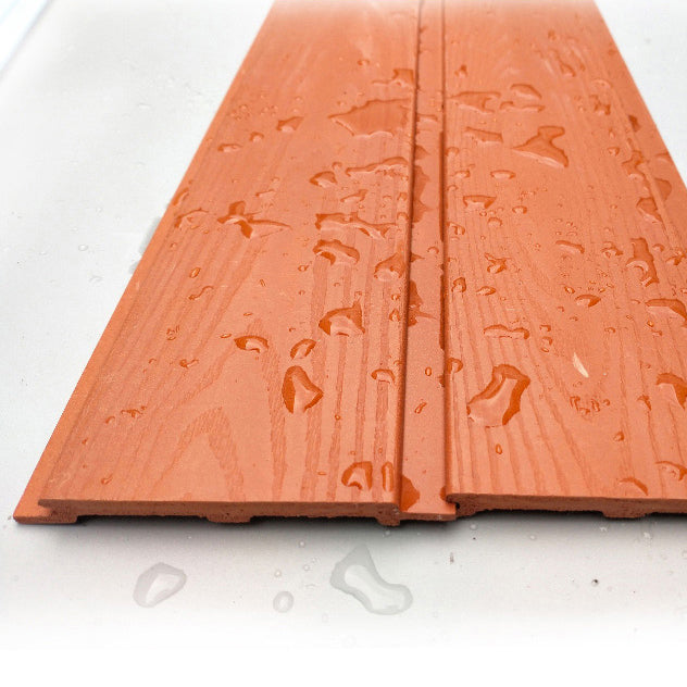 Wood Wall Ceiling Fireproof Water Resistant Textured Shiplap Wall Ceiling