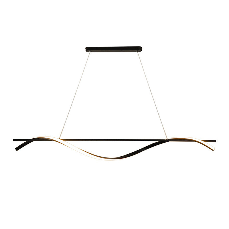 Modernism White/Black Kitchen Island Lighting Unique Ceiling Light for Bedroom