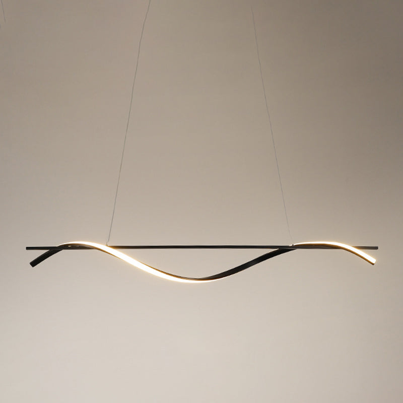 Modernism White/Black Kitchen Island Lighting Unique Ceiling Light for Bedroom