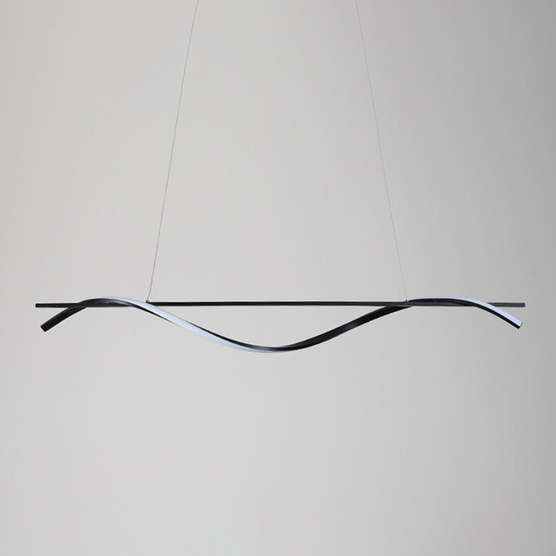 Modernism White/Black Kitchen Island Lighting Unique Ceiling Light for Bedroom