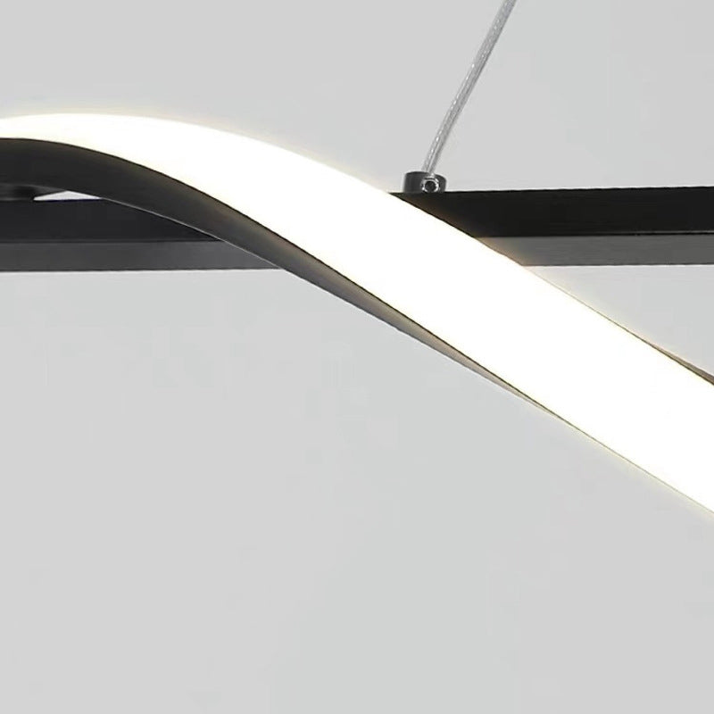 Modernism White/Black Kitchen Island Lighting Unique Ceiling Light for Bedroom