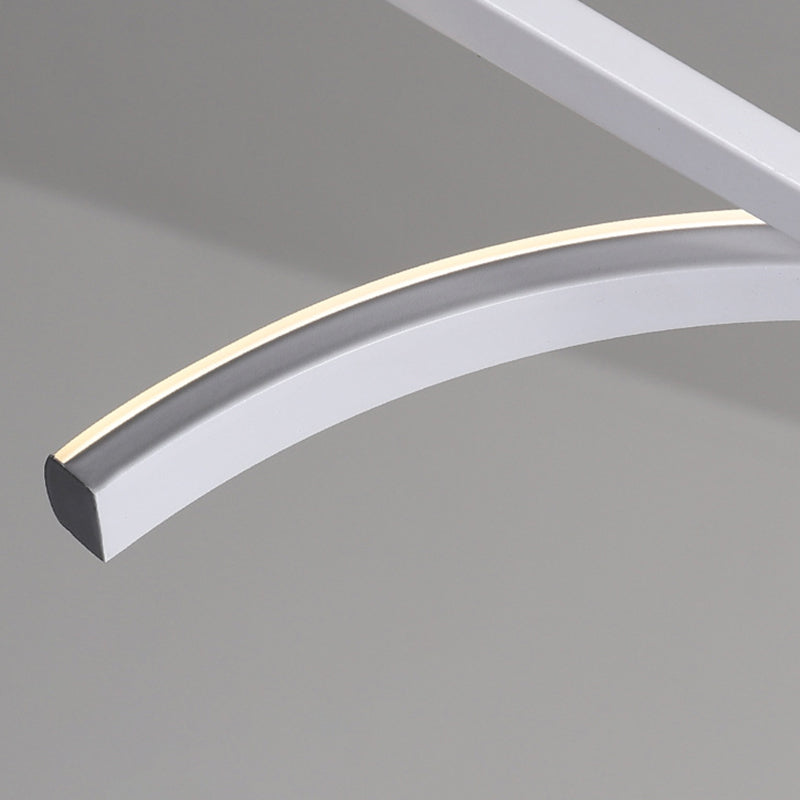 Modernism White/Black Kitchen Island Lighting Unique Ceiling Light for Bedroom
