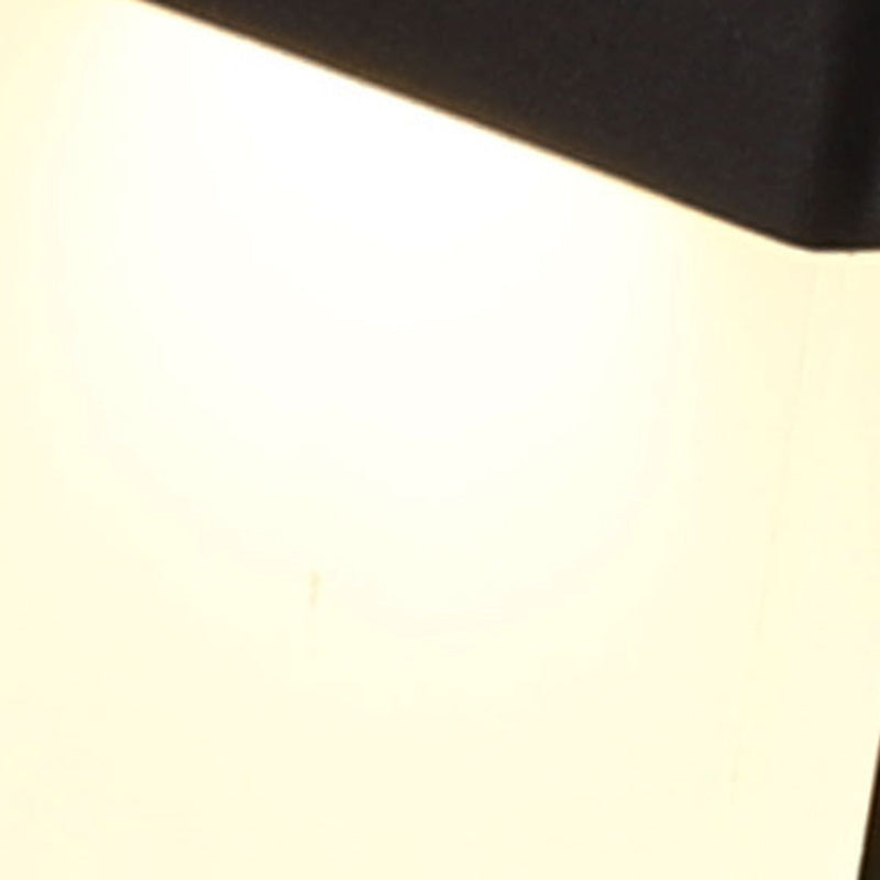 Modern Metal Wall Sconce Geometric Shape Wall Light with Silicone Shade for Living Room