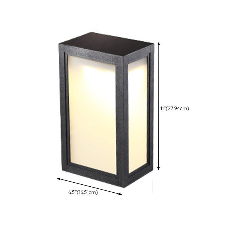 Modern Metal Wall Sconce Geometric Shape Wall Light with Silicone Shade for Living Room