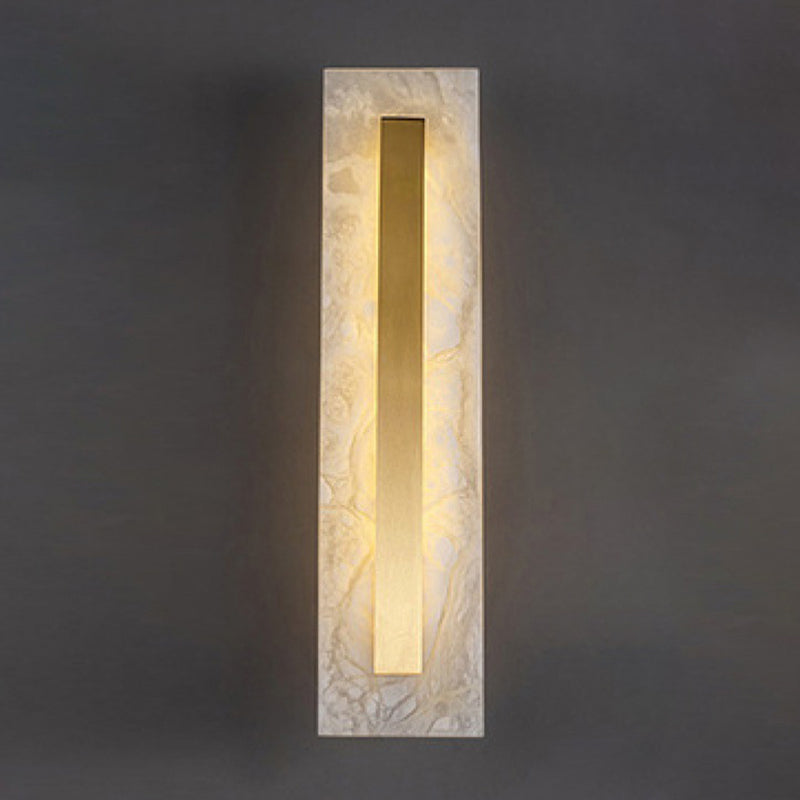 Single Modern Golden Wall Mounted Sconce LED Shaded Wall Light for Foyer
