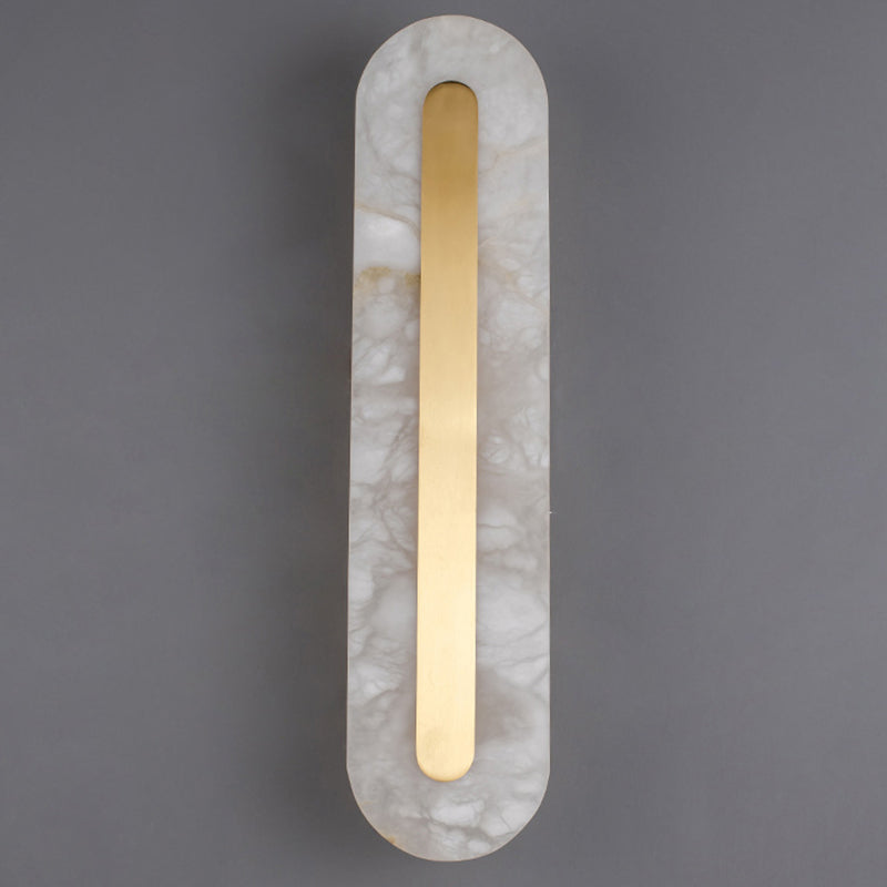 Single Modern Golden Wall Mounted Sconce LED Shaded Wall Light for Foyer