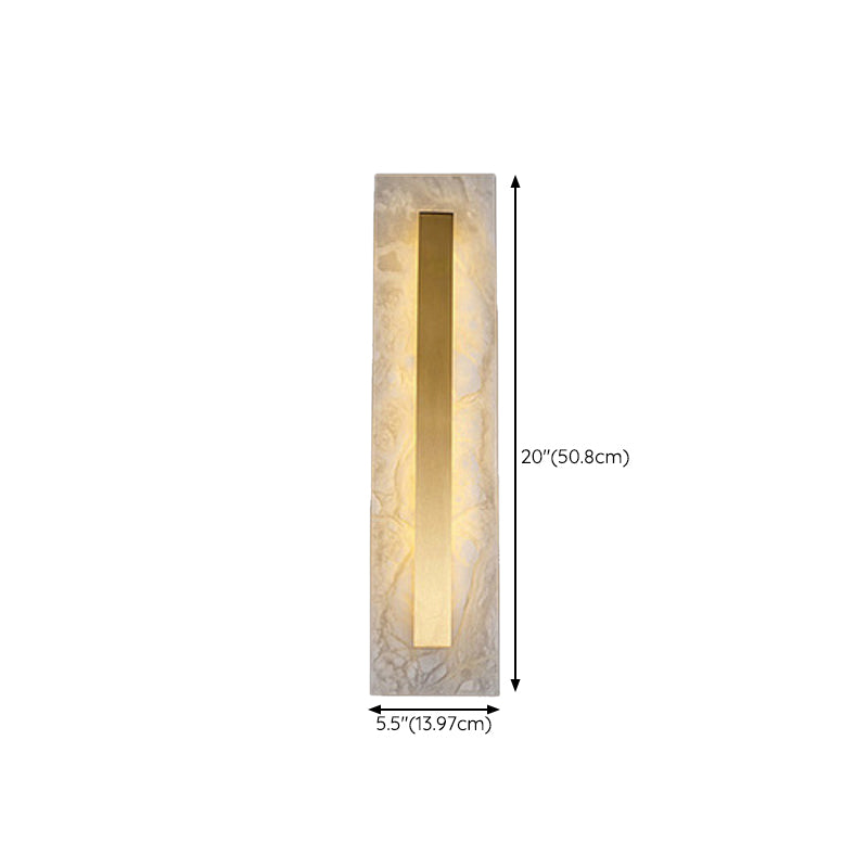 Single Modern Golden Wall Mounted Sconce LED Shaded Wall Light for Foyer