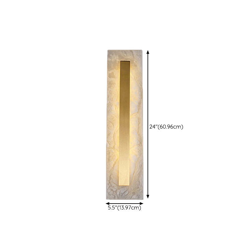 Single Modern Golden Wall Mounted Sconce LED Shaded Wall Light for Foyer
