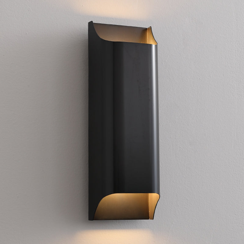 Modernism Wall Sconce Black Sconce Lighting with Copper for Hallway