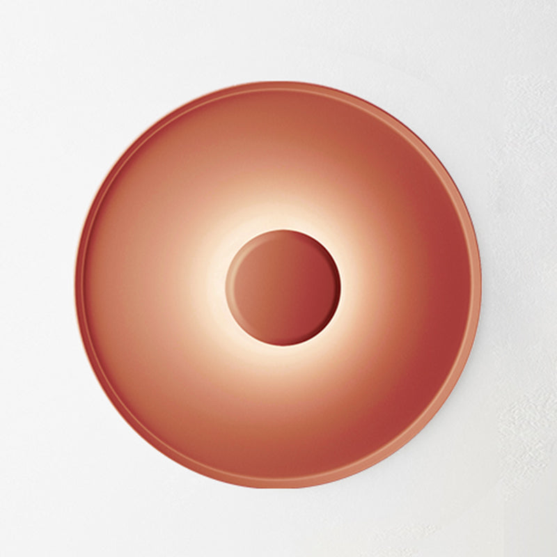 Contemporary Geometric Shape Wall Lamp Metal Shade Wall Lighting for Living Room