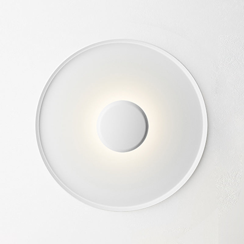 Contemporary Geometric Shape Wall Lamp Metal Shade Wall Lighting for Living Room