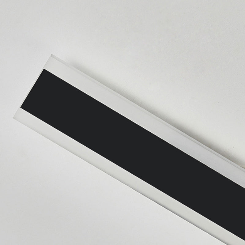 Linear Wall Lighting Modern Metal 1 Light Rustic Wall Sconces in Black