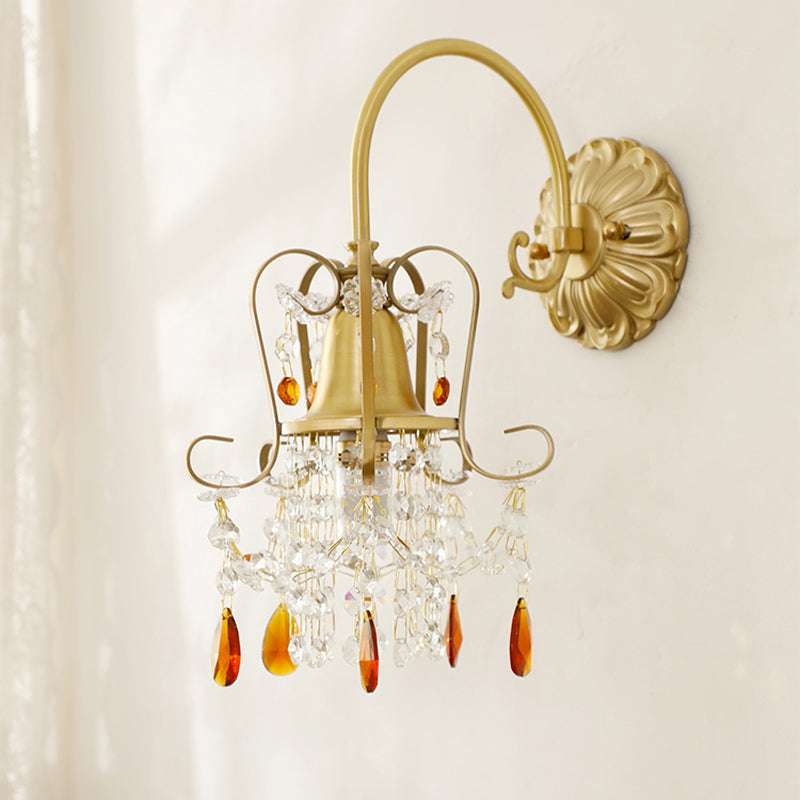 Unique Shape Metal Wall Lighting Modern Style 1 Light Wall Mounted Light