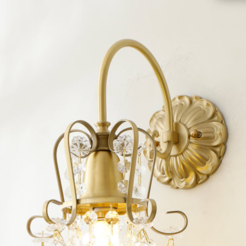 Unique Shape Metal Wall Lighting Modern Style 1 Light Wall Mounted Light