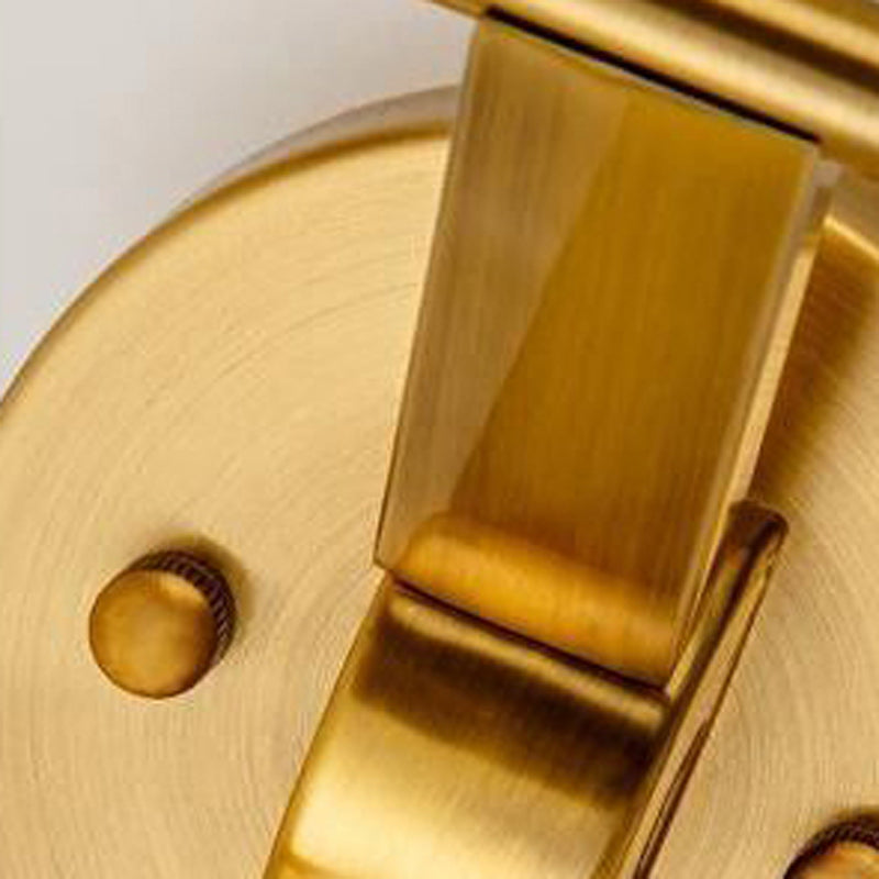 Half Cylinder Shape Glass Wall Lighting Modern Style Multi Lights Wall Mounted Light