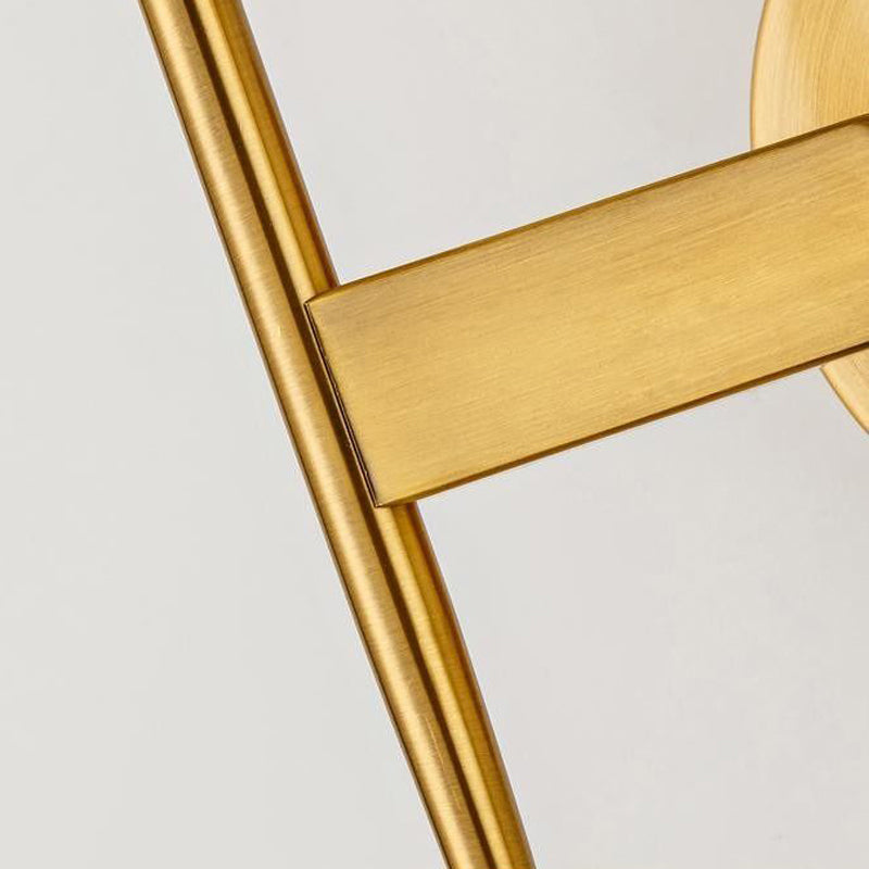 Half Cylinder Shape Glass Wall Lighting Modern Style Multi Lights Wall Mounted Light