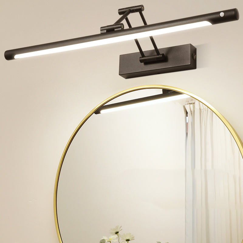 Minimalism Vanity Lighting Adjustable Wall Light Fixture with Metal for Bathroom