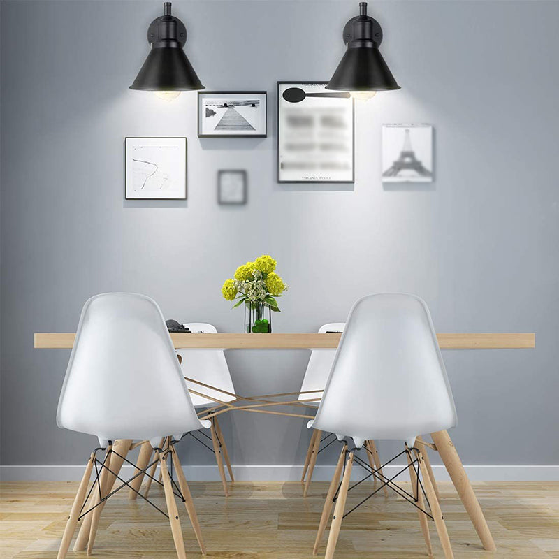 Industrial Style Vanity Light Cone Shape Scalable Vanity Lamp for Shower Room