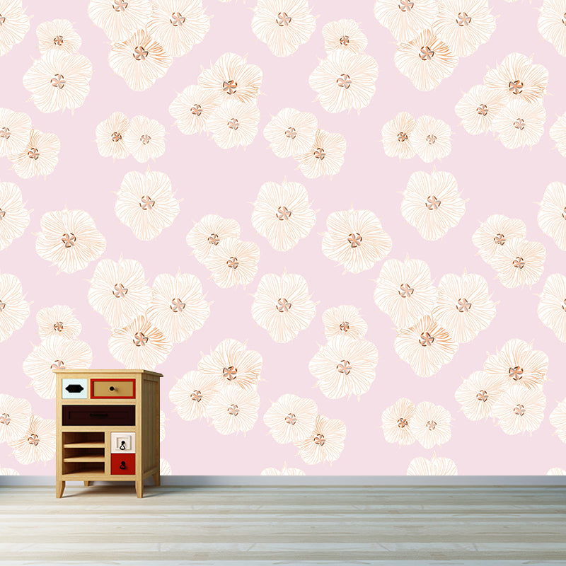 Illustration Mural Wallpaper Plant Decoration Living Room Wall Mural