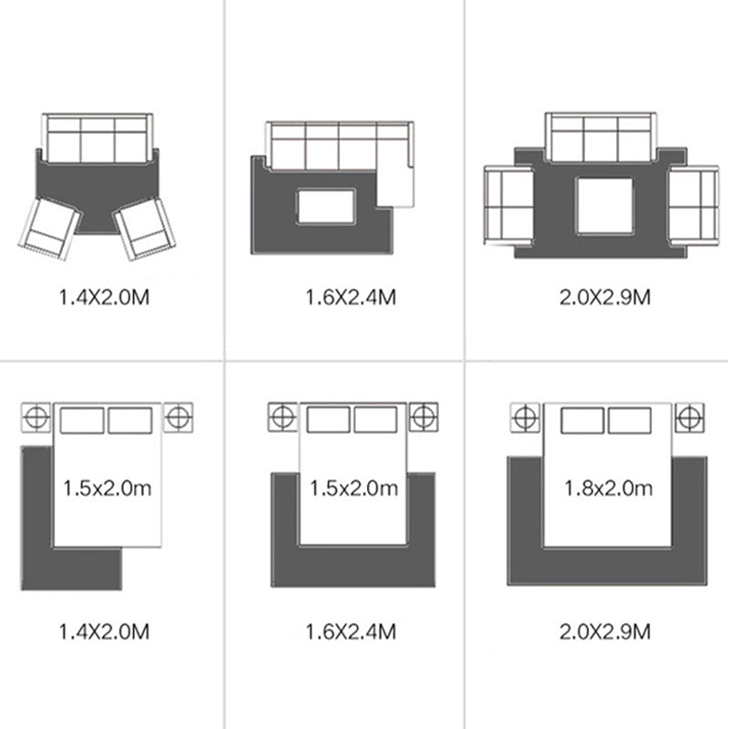 Nordic Modern Rug Pink Polyester Rug Stain Resistant Rug for Living Room