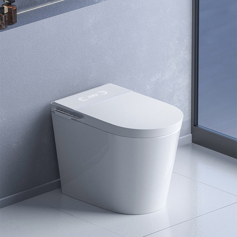 One Piece Toilet Modern Flush Toilet Floor Mounted Siphon Jet ABS Urine Toilet