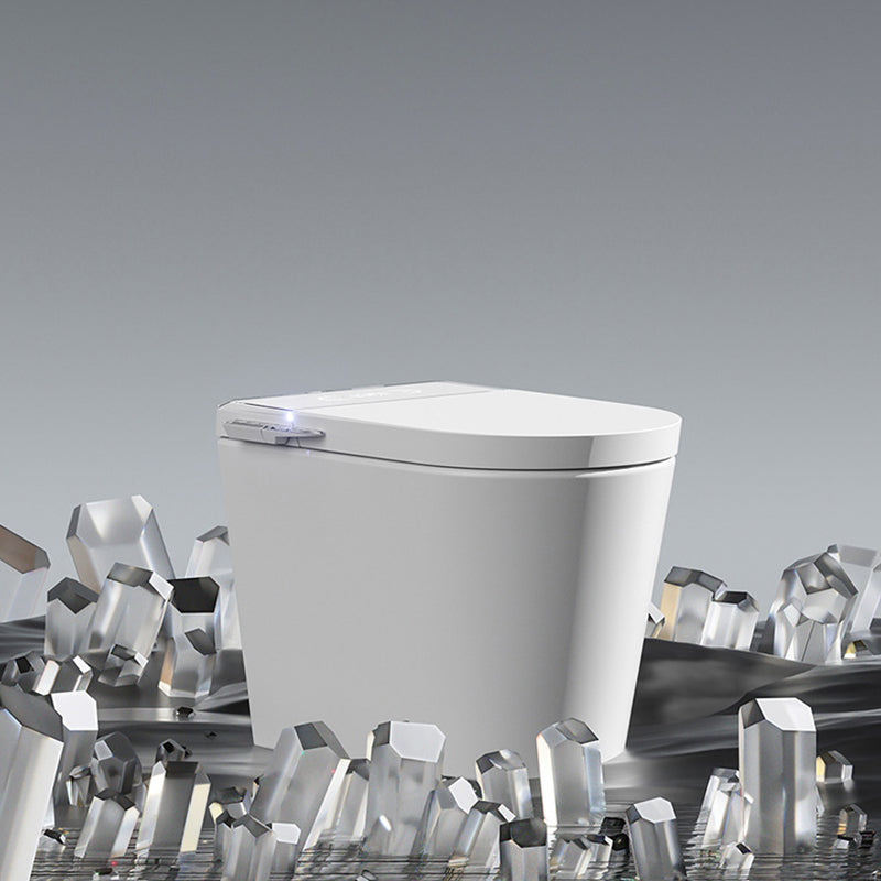 One Piece Toilet Modern Flush Toilet Floor Mounted Siphon Jet ABS Urine Toilet