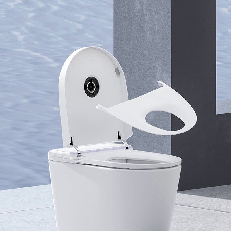 One Piece Toilet Modern Flush Toilet Floor Mounted Siphon Jet ABS Urine Toilet