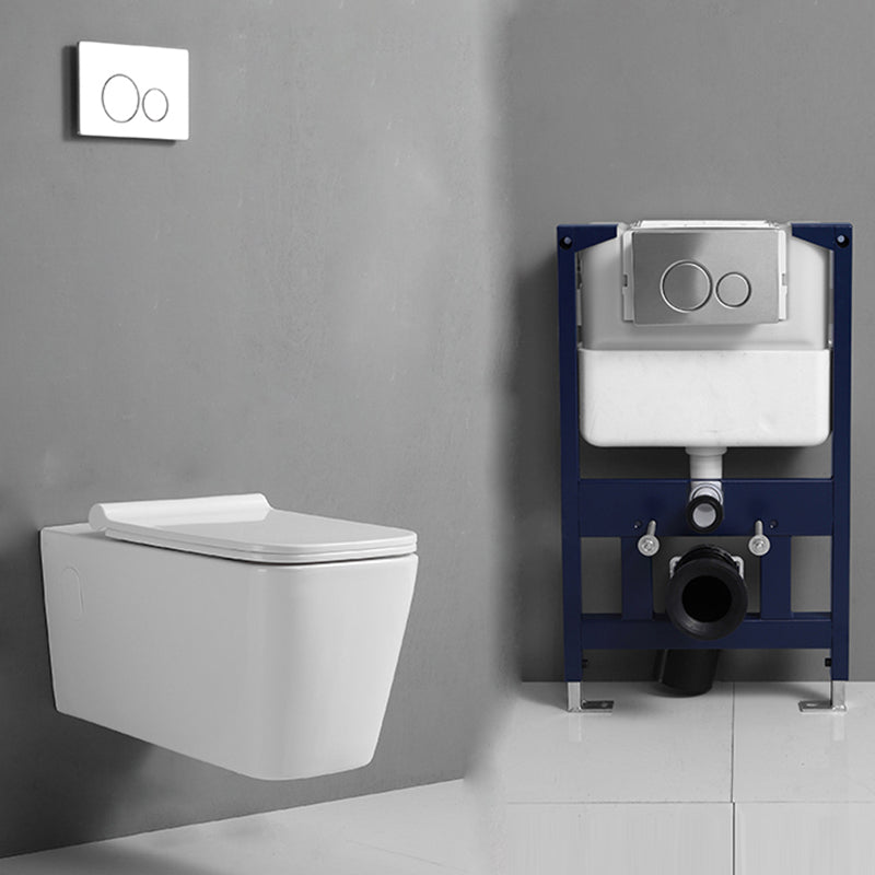 Modern Toilet Wall Mount One Piece Toilet Porcelain Urine Toilet