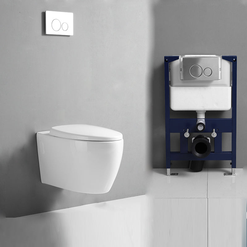 Modern Toilet Wall Mount One Piece Toilet Porcelain Urine Toilet
