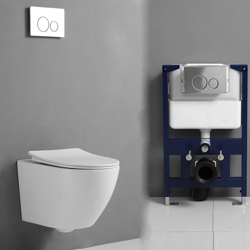 Modern Toilet Wall Mount One Piece Toilet Porcelain Urine Toilet