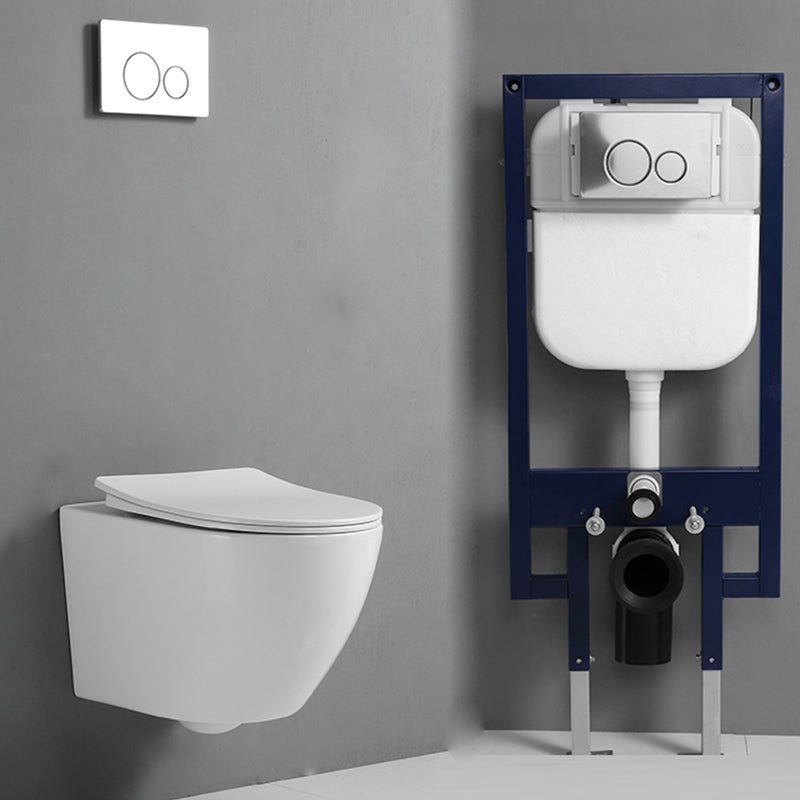 Modern Toilet Wall Mount One Piece Toilet Porcelain Urine Toilet