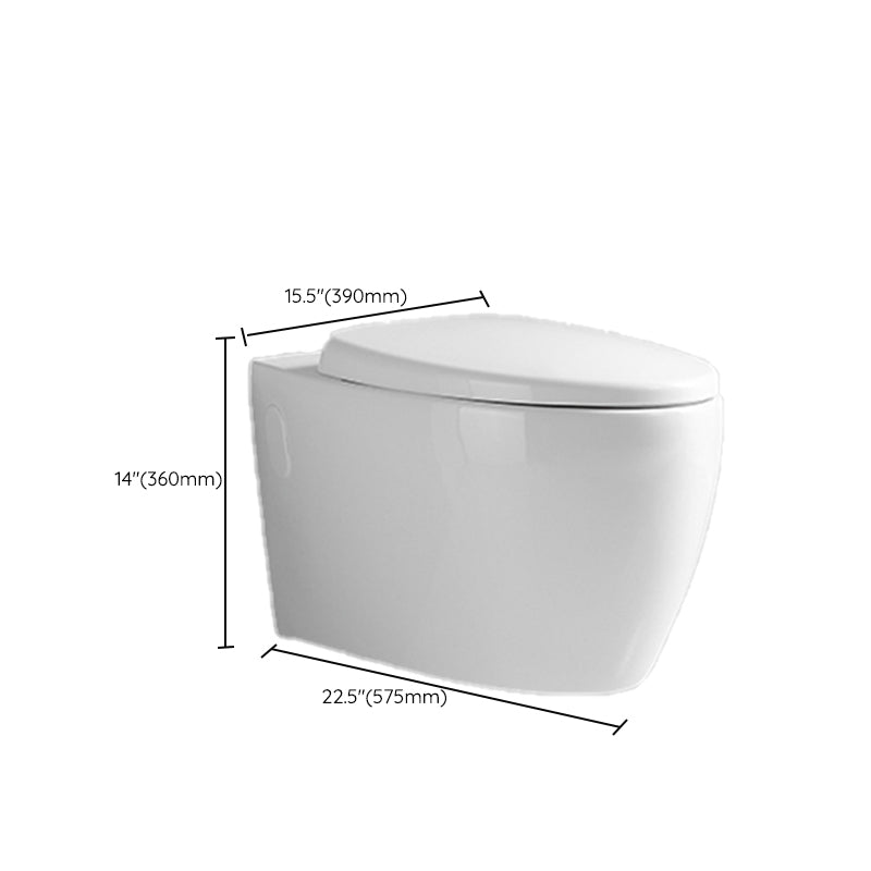Modern Toilet Wall Mount One Piece Toilet Porcelain Urine Toilet