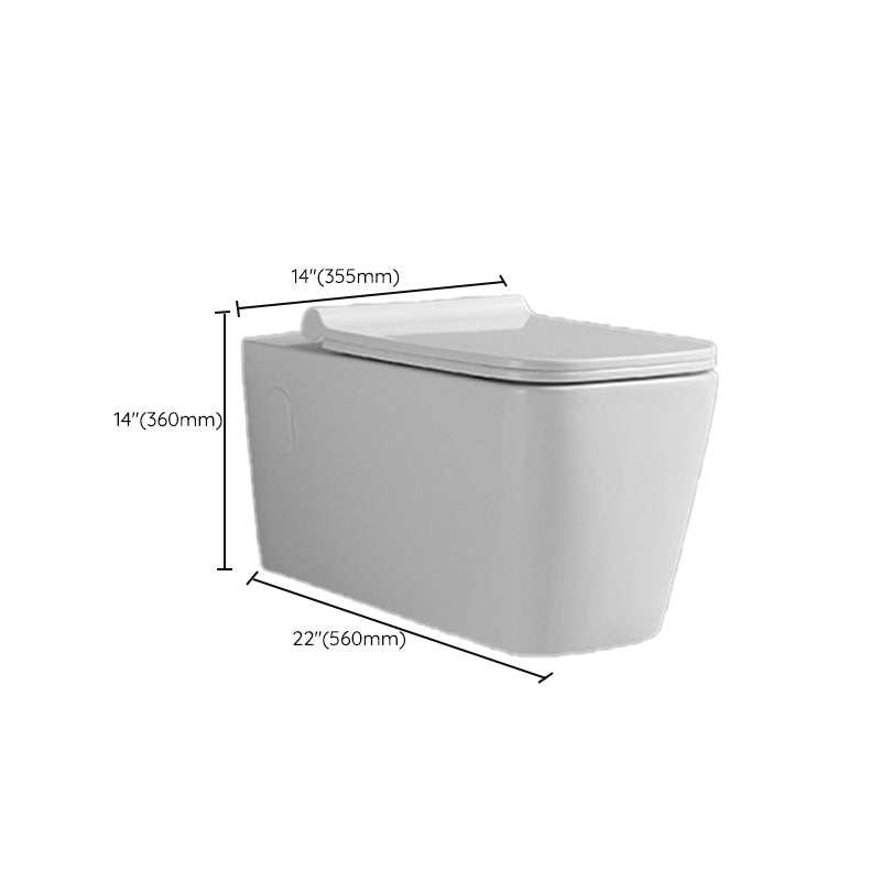 Modern Toilet Wall Mount One Piece Toilet Porcelain Urine Toilet