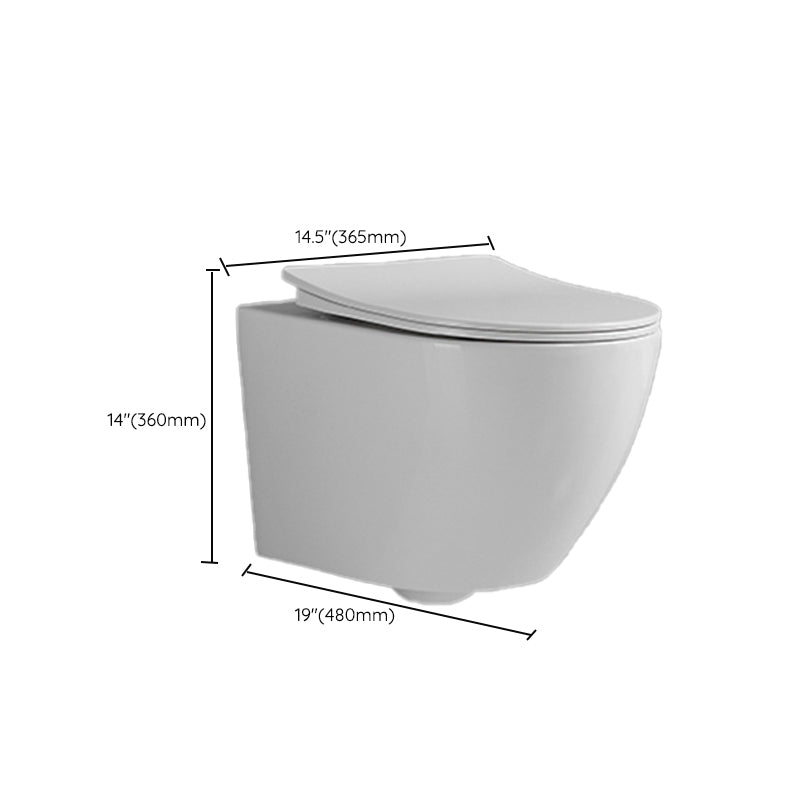 Modern Toilet Wall Mount One Piece Toilet Porcelain Urine Toilet