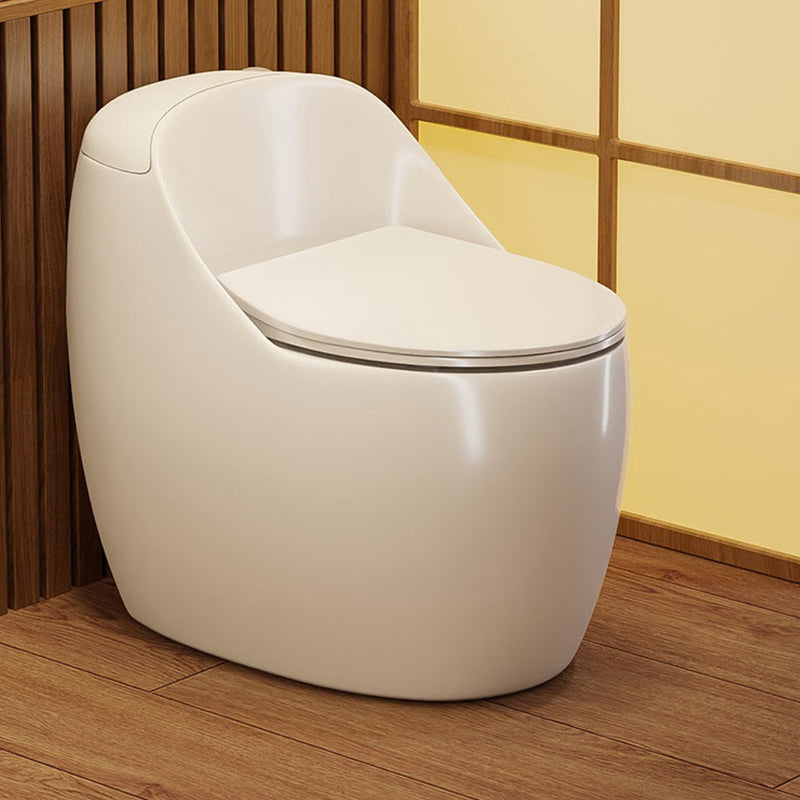 Contemporary Flush Toilet Floor Mounted Siphon Jet Toilet Bowl