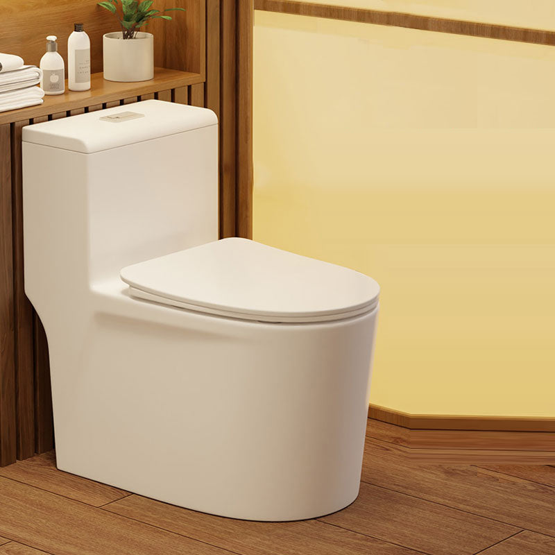 Contemporary Flush Toilet Floor Mounted Siphon Jet Toilet Bowl