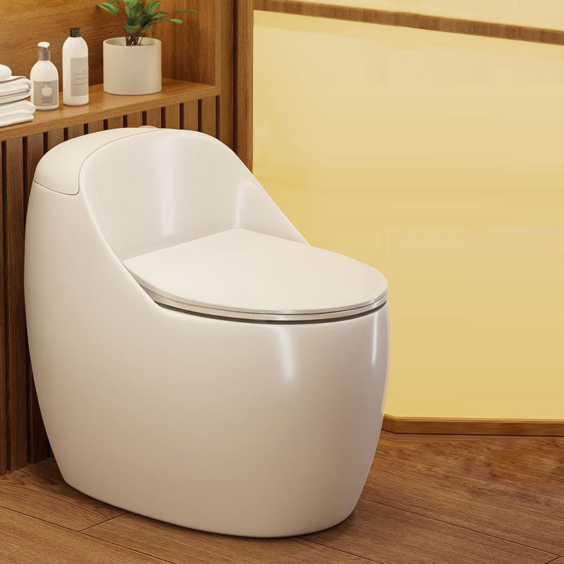 Contemporary Flush Toilet Floor Mounted Siphon Jet Toilet Bowl