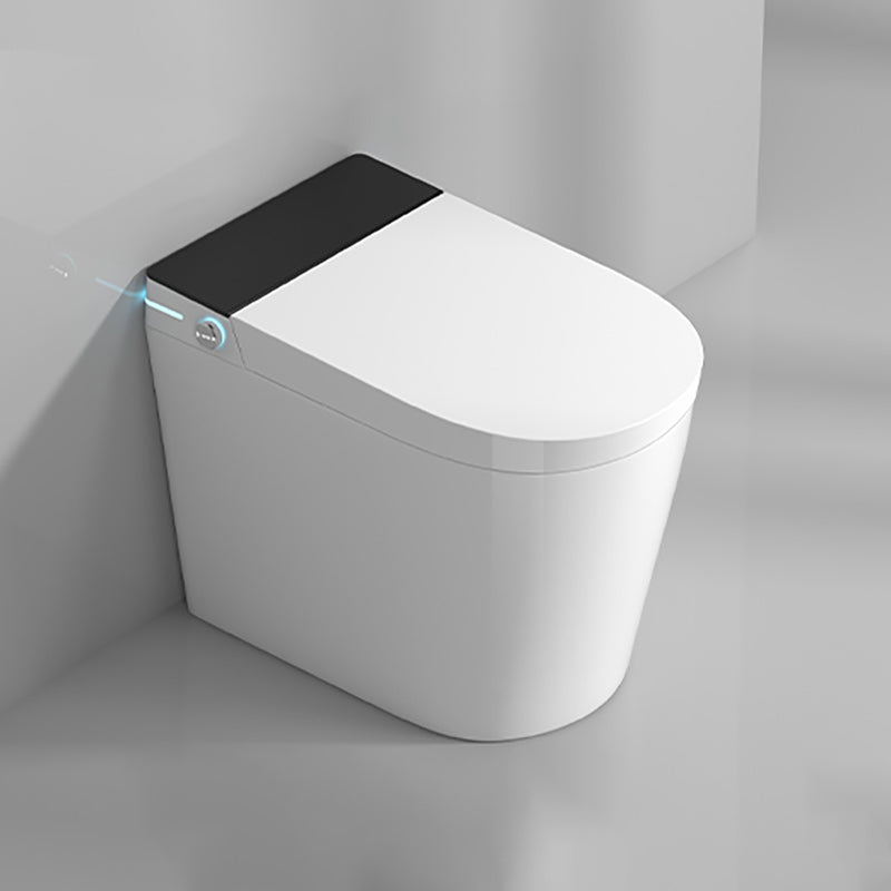 White Floor Standing Bidet Elongated Ceramic Floor Mount Bidet