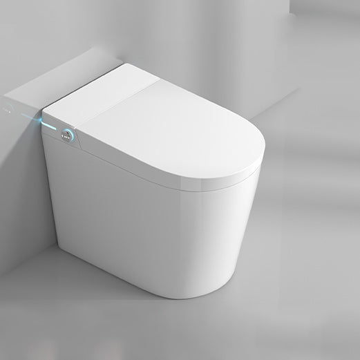 White Floor Standing Bidet Elongated Ceramic Floor Mount Bidet